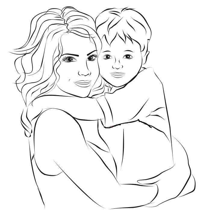 Рисунок мама карандашом красиво. Картинки для срисовки для мамы. Рисунок ко Дню матери. Рисунок мамы для срисовки. Рисунок на день матери для срисовки.
